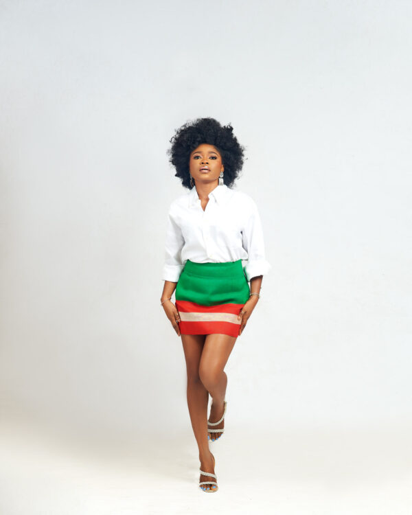 Aso-oke Mini Skirt