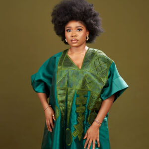 Green Agbada Dress