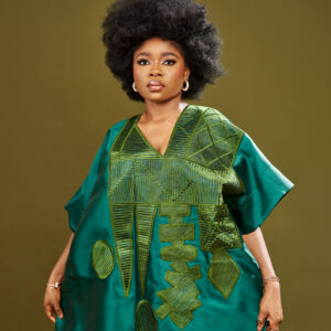 Green Agbada Dress