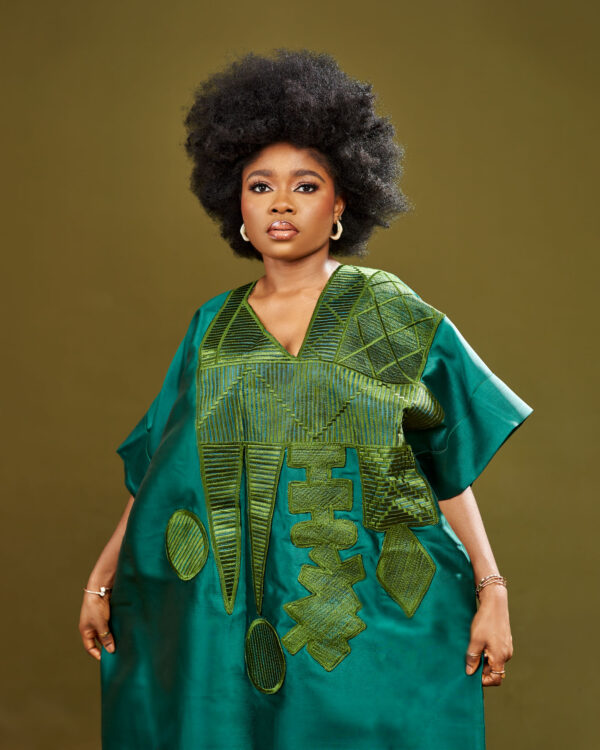 Green Agbada Dress - Image 2