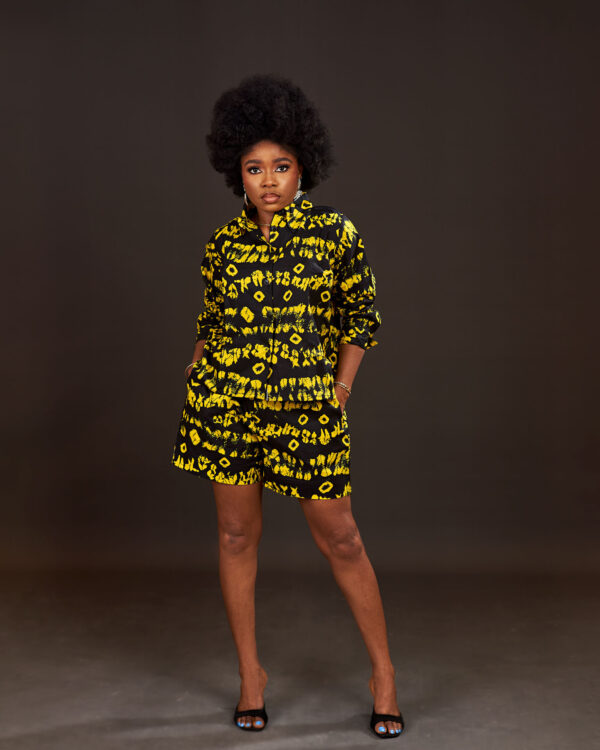 Ankara Two Piece Short