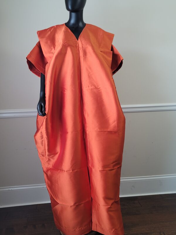 Orange Mikado Dress - Image 3