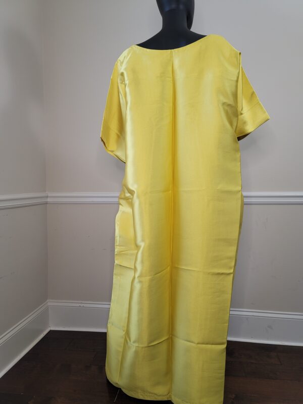 Yellow Mikado Dress - Image 3