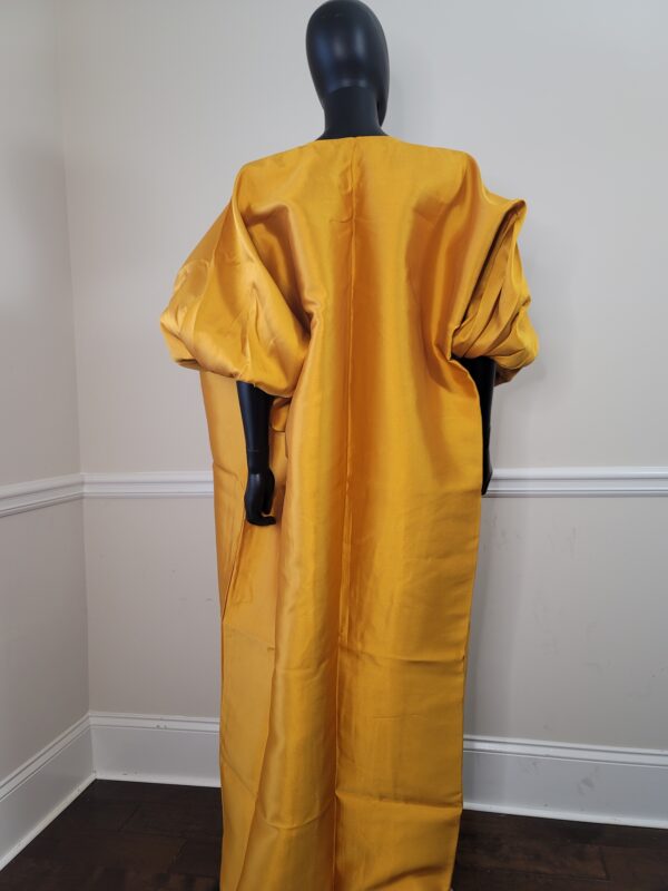 Gold Mikado Dress - Image 4