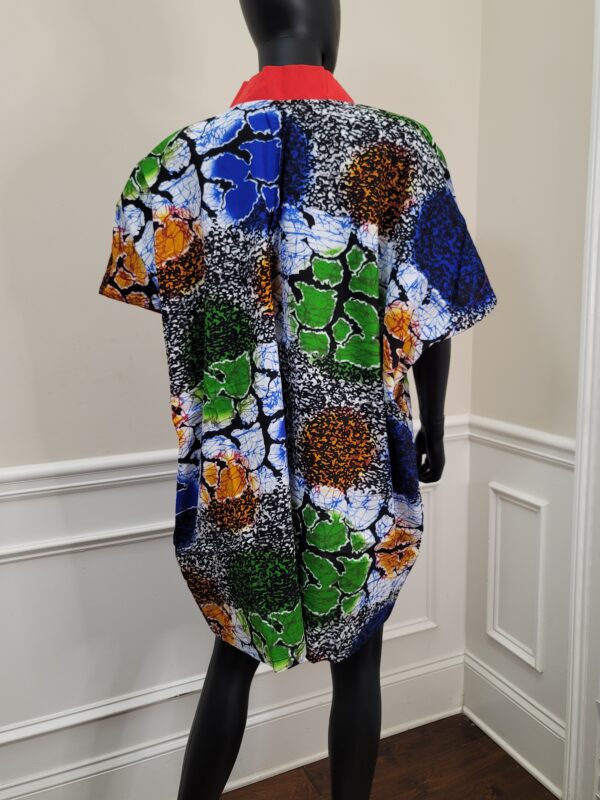 Multicolor Mini Boubou Dress - Image 2