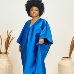 Blue Mikado Dress